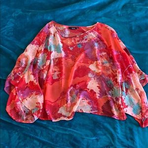 Women’s flowy top, sheer